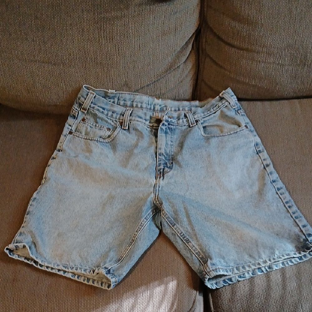 Classic Light Blue Jean Shorts for Men RL2